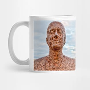 The iron man, Crosby beach Mug